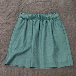 J. Crew Wool Mini Skirt